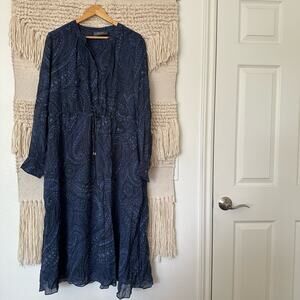 Mos Mosh Hania Paisley Long Sleeve Dress